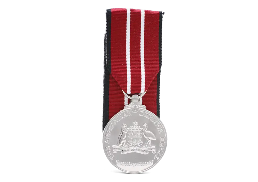 Single full size medal court mounted on a backing bar