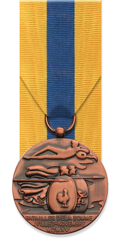 Combatants de la Somme Medal