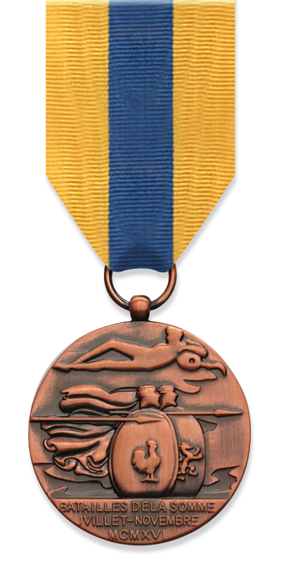 Combatants de la Somme Medal
