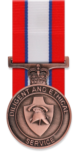 Queensland Fire and Rescue Diligent and Ethical Service Medal