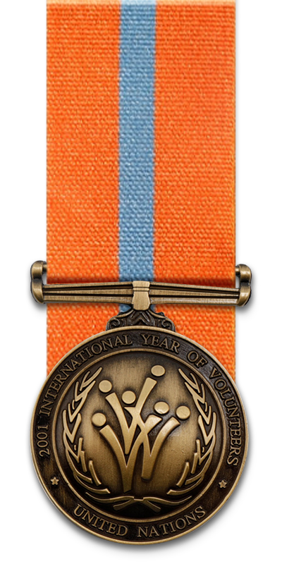 2001 International Year of the Volunteer Medal