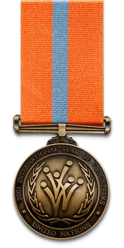 2001 International Year of the Volunteer Medal