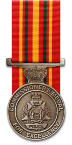 WA Police Commissioner's Medal for Excellence