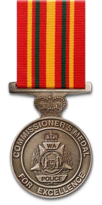 WA Police Commissioner's Medal for Excellence