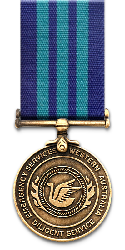 WA Emergency Services Diligent Service Medal