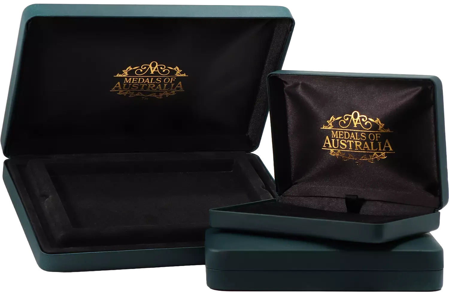 Premium leatherette finished medal set case