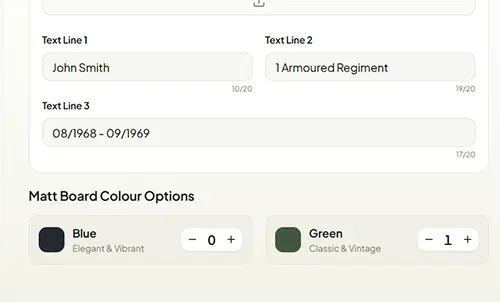 Reviewing the rack arrangement in the app